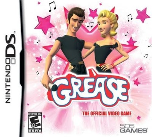 Grease box art for Nintendo DS